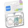 BAMED BABY ITALIA SRL Mam - Start Nanò Succhietto In Silicone 0-2M+ Rosa Confezione 2 Pezzi