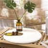 Teppich Wölkchen Tappeto Soffice Di Pelliccia Finta Di Coniglio - Decorazione Da Salotto - Tappeto Di Pelliccia Lavabile Come Tappetino Da Letto - Bianco - 30cm Rotondo