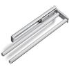 SOTECH Portasciugamani in alluminio TED 2 bracci EV1 anodizzato (325-487 mm, estensibile, girevole) Portasciugamani telescopico a parete per bagno o cucina