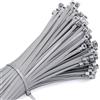MgcTolBox Fascette Elettricista 250 Pezzi, Grigio, Autobloccante Esterno, Nylon, 300 x 4.8 mm