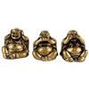 lachineuse 6 Statuette Buddha rieur, Sagesse Doré