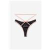 Tezenis Brasiliano Sgambato Fancy Ribbon Donna Nero