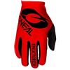 O'NEAL | Guanti Moto & Motocross | MX MTB DH FR Downhill Freeride | Materiali flessibili e durevoli, parte superiore della mano ventilata | Guanto Matrix | Adulto | Nero Rosso | Taglia L