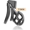 Sevanda Naja-Cobra Chastity Cage Black S