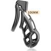 Sevanda Naja-Cobra Chastity Cage Black L