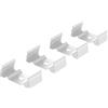 Clips di Fissaggio per Profilo SLIM per Doppia Striscia (conf. 4pz)