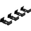 Clips di Fissaggio per Profilo SLIM per Doppia Striscia (conf. 4pz)