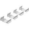 Clips di Fissaggio per Profilo SLIM per Doppia Striscia (conf. 4pz)