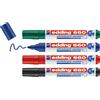 Edding Pennarello per lavagna bianca, 660, multicolore, 4 pennarelli per lavagna bianca, punta rotonda da 1,5 a 3 mm, cancellabile a secco, per lavagne bianche, lavagne a fogli mobili, magnetiche,