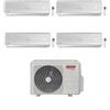 Ariston Climatizzatore Quadri Split Alys R 32 9+9+12+18 con QUAD110XD0C-O Inverter Wi-Fi Optional Classe A++ ,