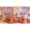 AS ROMA - Lotto 2 x Boccale Birra in Vetro da Mezzo Litro - cm 15 - Vintage 2004