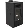 Stufe A Pellet Italia Canada 12 Kw Canalizzata Colore: Nero