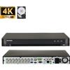 Hikvision DVR Registratore 8Mp POC 16 Canali + HDD 2Tb - IDS-7216HUHI-M2/S/A (4K)