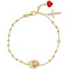 Cuori Milano Bracciale Cuori Milano rosario in argento dorato giallo con zirconi bianchi 25126426