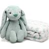 Kiokids SET REGALO NEONATO PELUCHE + COPERTINA VERDE