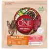 Purina One Dog Adult Mini/Small Skin & Coat ricco di Manzo e riso - 1,5 Kg - Croccantini per cani - 1° ORDINE? scegli lo sconto BZR5 / BZR20 + 200 punti fedeltà