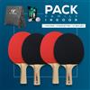 Set family pack indoor - Copertura & 4 racchette e 6 palline