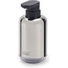 Joseph Joseph EasyStore - Dispenser Sapone Liquido con Finestra Controllo Livello, Pompa Facile da Premere, Base Antiscivolo, Ricaricabile, per Cucina o Bagno- Acciaio Inox, 300 ml