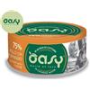 Oasy Wet Cat More Love Pollo con Formaggio - Umido Gatti Lattina - 70 g