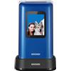 Brondi Amico Prezioso 7,11 cm 2.8" Blu Telefono per anziani