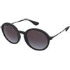 Ray-Ban RB4222 622/8G | Occhiali da Sole Graduati o Non Graduati | Prova Online | Unisex | Plastica | Tondi | Nero | Adrialenti