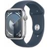 Apple Watch Series 9 GPS 45mm Cassa in alluminio argento - Cinturino sport blu tempesta - M/L - MR9E3QL/A