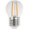 Lampada LED E27 2W a Filamento 140lm/W, No Flickering - G45 Bianco Caldo 2.700K