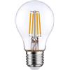 Lampada LED E27 8W a Filamento 1800K No Flickering - A60 Colore Bianco Molto Caldo 1.800K