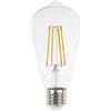 Lampada LED E27 8W a Filamento 140lm/W No Flickering - ST64 Colore Bianco Naturale 4.000K