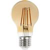 Lampada LED E27 6W a Filamento Ambrata Dimmerabile - A60 Colore Bianco Caldo 2.500K
