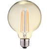 Lampada LED E27 12W a Filamento Ambrata, Dimmerabile - G125 Bianco Caldo 2.500K