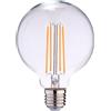Lampada LED E27 12W a Filamento 140 lm/W, Dimmerabile - G125 Bianco Caldo 2.700K
