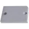 LEDCO ITALIA Tappo grigio chiuso per profilo PR221 - EN221