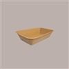 LUCGEL 100 Pz Vassoio per Alimenti in Carta Kraft Avana MT3 209x139H43 mm