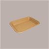 LUCGEL SRL 100 Pz Vassoio per Alimenti in Carta Kraft Avana MT6 205x141H24 mm