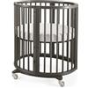 STOKKE Lettino Sleepi Mini Hazy Grey con Materasso