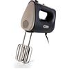 Ariete 1545 Sbattitore Breakfast, 450W, 5 velocità, Funzione turbo, 2 fruste, Dark & Sahara Grey