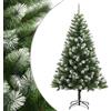 Senza Marca/Generico vidaXL Albero Natale Artificiale Incernierato con Neve Fioccata 240 cm