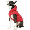 Gooby Ogni Giorno Tempo Freddo Gilet con Cappuccio in Pile per Cani di Piccola Taglia,