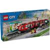 LEGO SPA LEGO City Tram e Fermata del Tram 60423, Treno Giocattolo da Costruire, Idea Regalo Compleanno