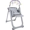 ARTSANA INFANZIA Seggiolone Chicco Polly Magic Relax - Comfort e Versatilità per Neonati e Bambini graphite