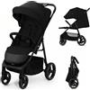 Kinderkraft Passeggino Kinderkraft Trig Onyx Black