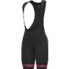 ALE' Pantaloncini ciclismo donna ALE' PR-R STRADA nero-rosa fluo 2024