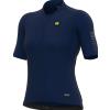 ALE' Maglia ciclismo donna ALE' R-EV1 SILVER COOLING blu marino