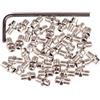 EXUSTAR Pin di ricambio per pedali EXUSTAR 4 mm 40 pezzi SILVER