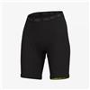 ALE' Boxer con fondello ciclismo donna ALE' ENDURO PADDED LINER nero 2024