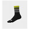 ALE' Calzini ciclimo Q-SKIN 16cm ALE' STRIPES giallo fluo