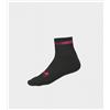 ALE' Calzini ciclimo Q-SKIN 12cm ALE' LOGO nero-rosa fluo