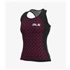 ALE' Canotta Top ciclismo donna ALE' SOLID HELIOS nero