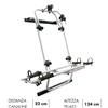 Fabbri Portabici posteriore Fabbri BICI OK MTB VAN2 Crafter Sprinter Silver